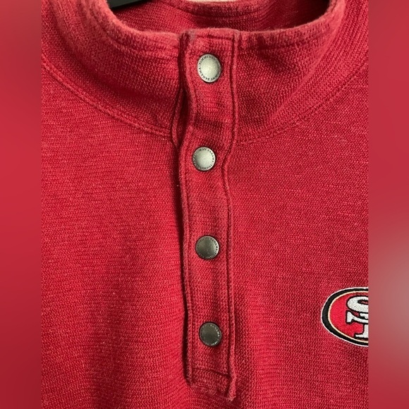 Tommy Bahama 49ers Sport Scrimmage Snap Mock Neck Raglan Jacket XXL - Picture 5 of 11